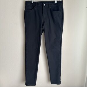 Lululemon ABC Pant‎ Slim Utilitech Abrasion Resistant Jeans LM5ABOS Black 33
